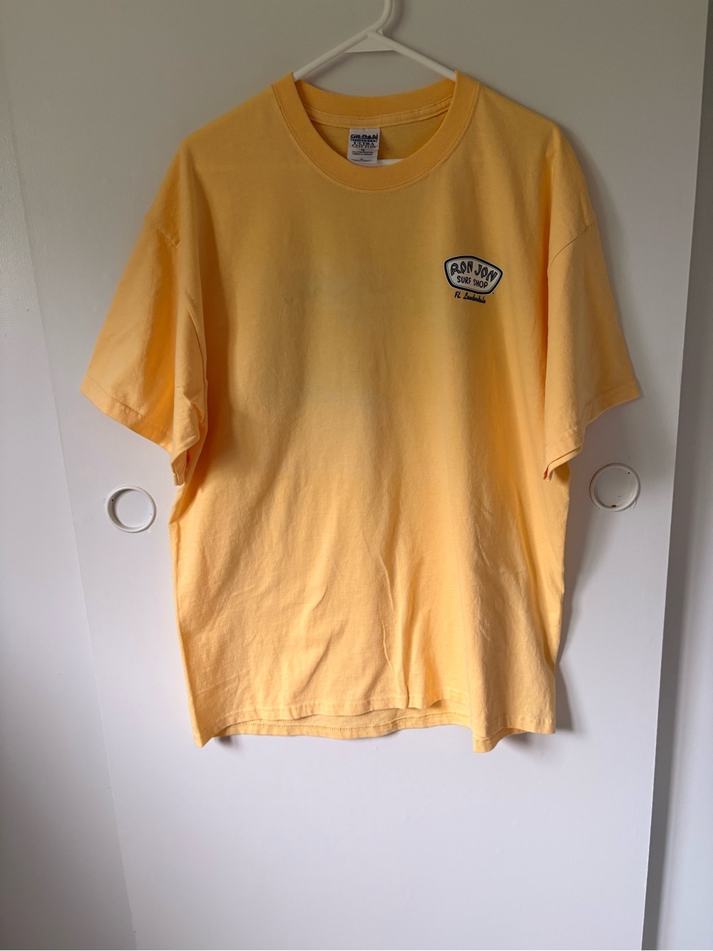 Ron Jon Short Sleeve T‑Shirt in Soft Yellow
